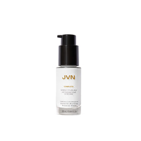 JVN front packaging of Complete Blowout travel-size showing product label and benefit