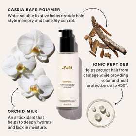 JVN pump and cap detail highlighting secure closure for leak-free travel