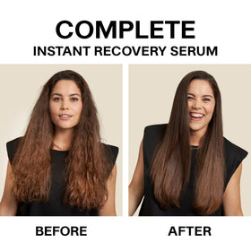 JVN serum texture on palm illustrating lightweight glide and spreadability
