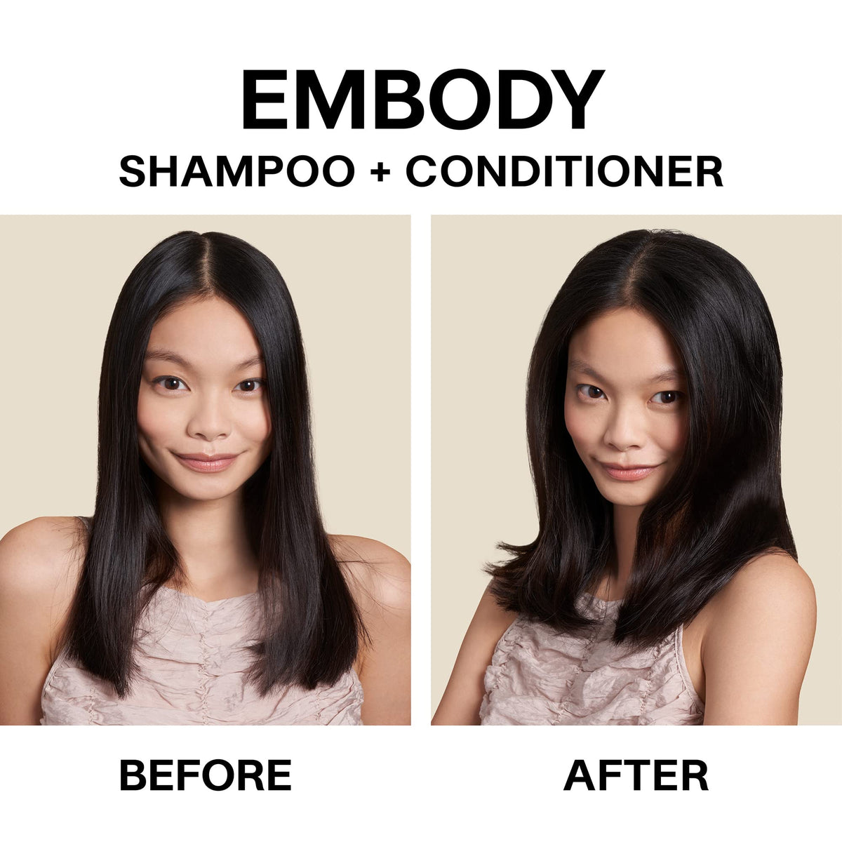 JVN Embody label close-up highlighting key benefits and clean formula