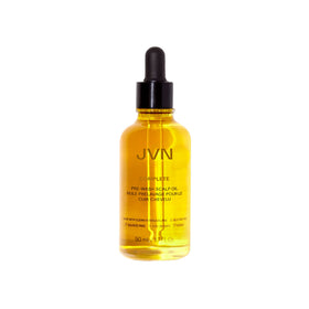 JVN bottle front view showing sleek label and product size benefits