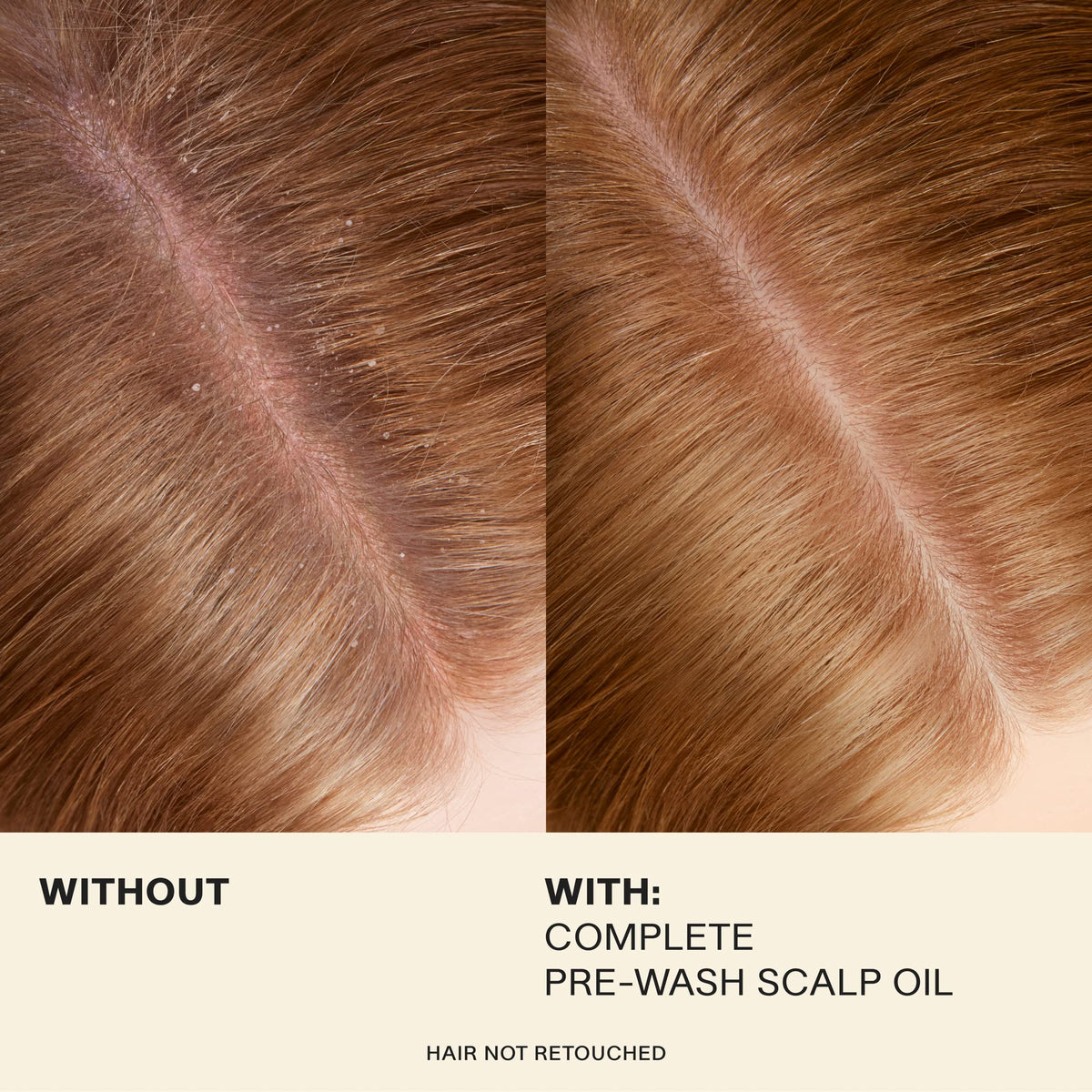 JVN oil texture in a pool highlighting lightweight, non-greasy feel