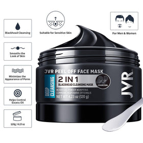 JVR close-up of mask texture highlighting smooth spreadability