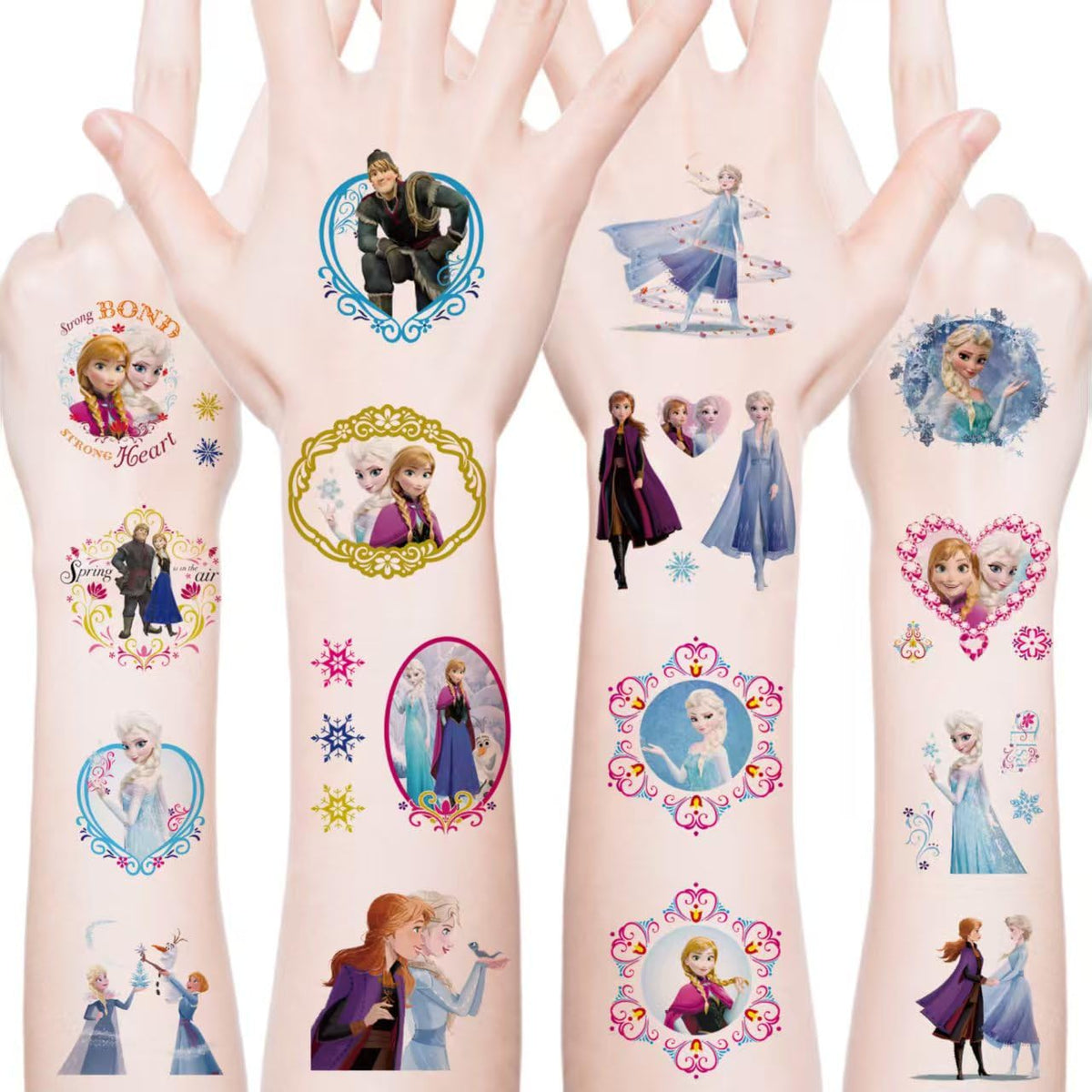 JYHFY front packaging showing 40 tattoos and bright frozen artwork