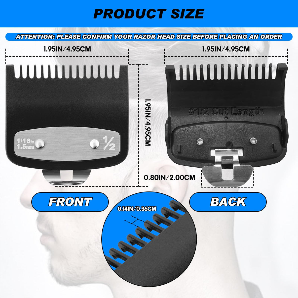 JYMBER guard in a barber station setting conveying professional use and fast grooming workflow