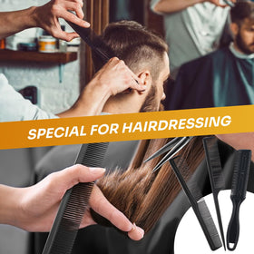 JZko cape in use with hairdresser keeping client clean and comfortable