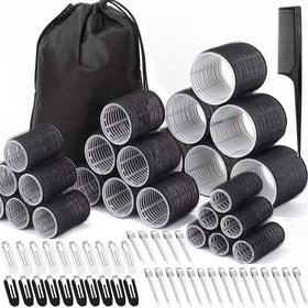 JZko front packaging showing full 66-piece roller set and accessories for versatile styling