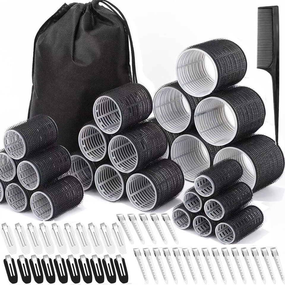 JZko front packaging showing full 66-piece roller set and accessories for versatile styling