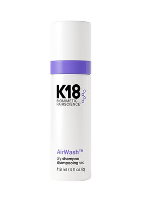 K18 AirWash front bottle showing compact design and clear labeling refresh