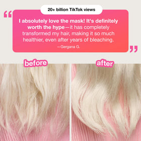 K18 being applied to towel-dried hair, improving manageability and strength