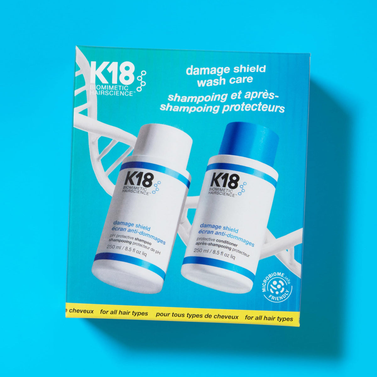 K18 texture close-up illustrating lightweight conditioning feel