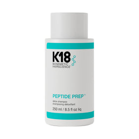 K18 detox shampoo front bottle shows packaging and easy-grip cap for convenience