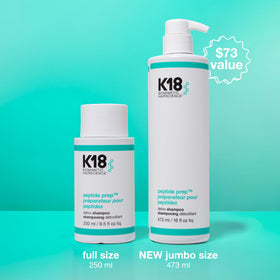 K18 bottle pump close-up highlighting convenient dispensing