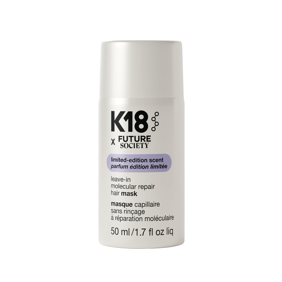 K18 front packaging showing limited-edition collaboration and visible benefits