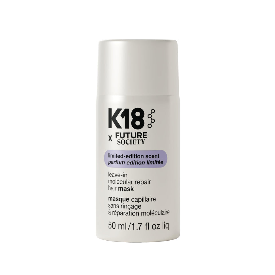 K18 front packaging showing limited-edition collaboration and visible benefits