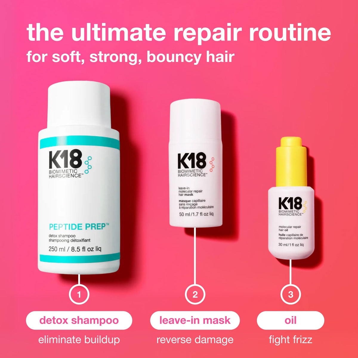K18 in a salon setting used by a stylist demonstrating professional-grade repair