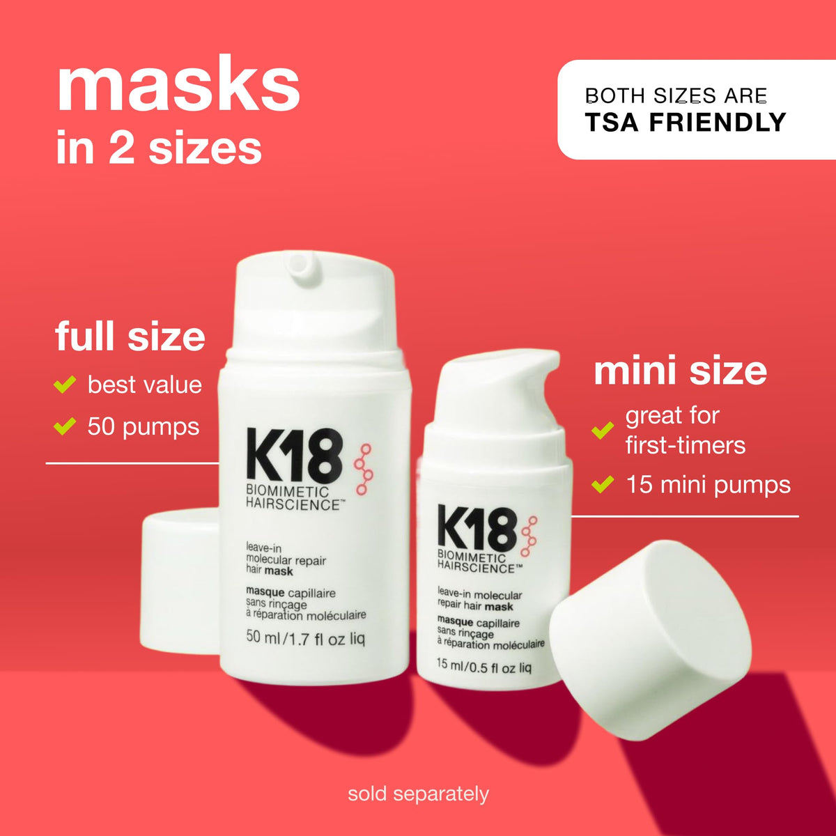K18 used before styling for smoother blowouts and heat protection benefits
