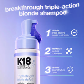 K18 foam texture closeup demonstrating easy spreadability
