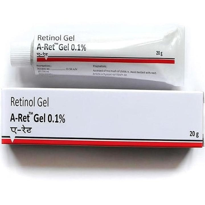 K6 Skin Care front tube image showing compact 20 g retinol gel packaging and clarity