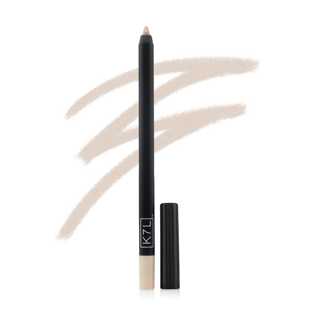 K7L pencil held in hand showing size and sharpenable design for accuracy