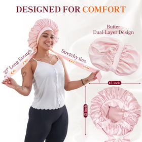 KAAHYNNO bonnet next to hand for size scale showing roomy capacity benefit