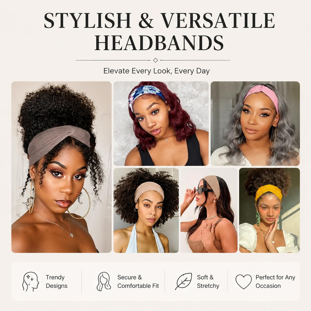 Kachanaa headband styled with boho outfit for fashionable everyday wear