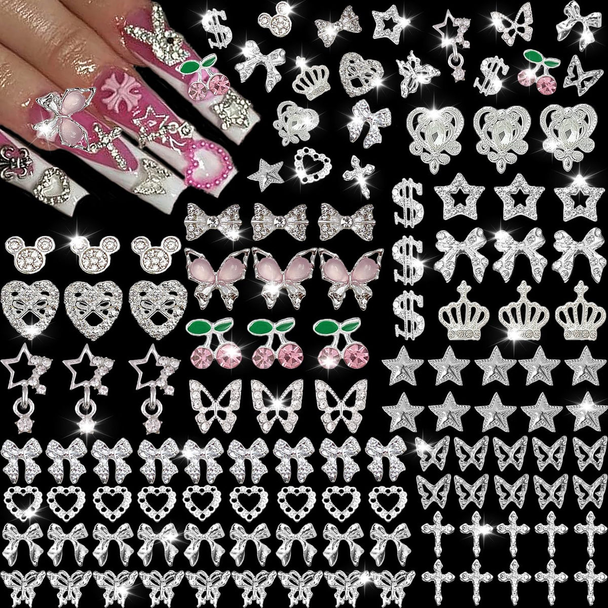 KACHIMOO front packaging display showing full 106-piece set and styles for easy selection