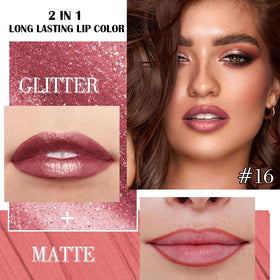 Kaely dual-ended lip liner and lipstick open for precise and quick application
