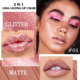 Kaely close-up of the dual-ended wand demonstrating liner and lipstick ends for precision