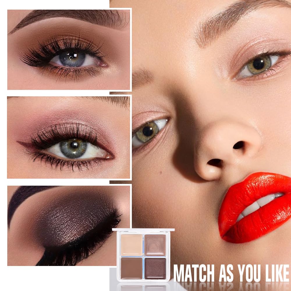 Kaely applied on model eye, flattering definition for mature eyelids