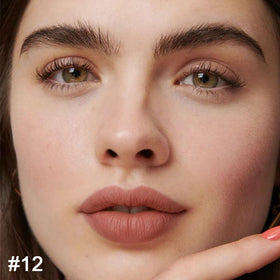 Kaely lip liner close-up tip showing creamy precision for crisp lines