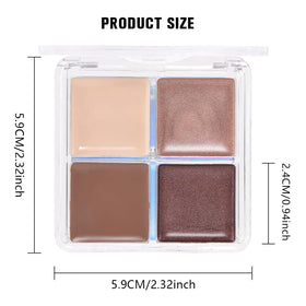 Kaely palette held in hand for scale, compact and pocketable design
