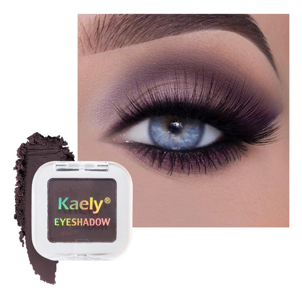Kaely front pan view showing smokey plum shade and compact design for easy use