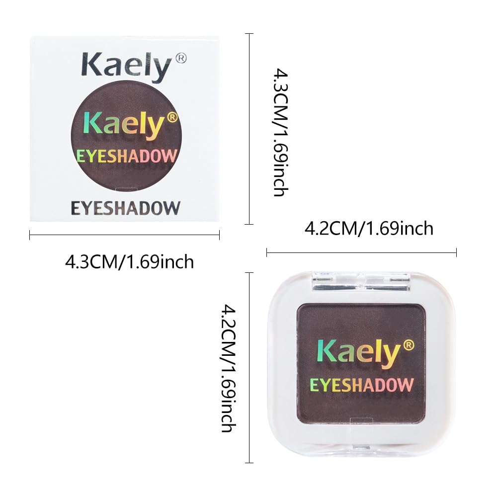 Kaely used in a finished evening makeup look showing flattering plum color