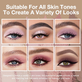 Kaely texture close-up showing smooth, buildable pigments for crease-free application