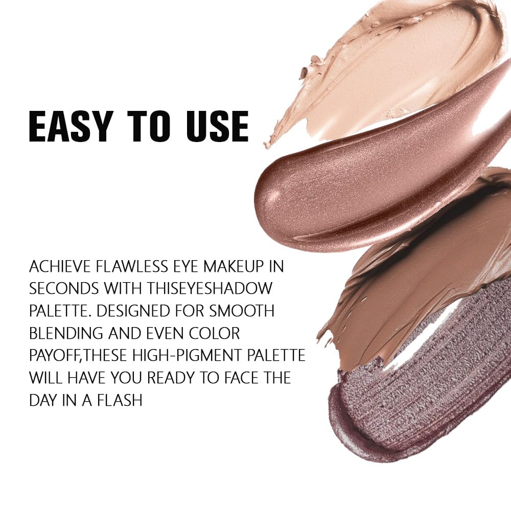 Kaely close-up texture of matte shade, smooth blendable finish benefit