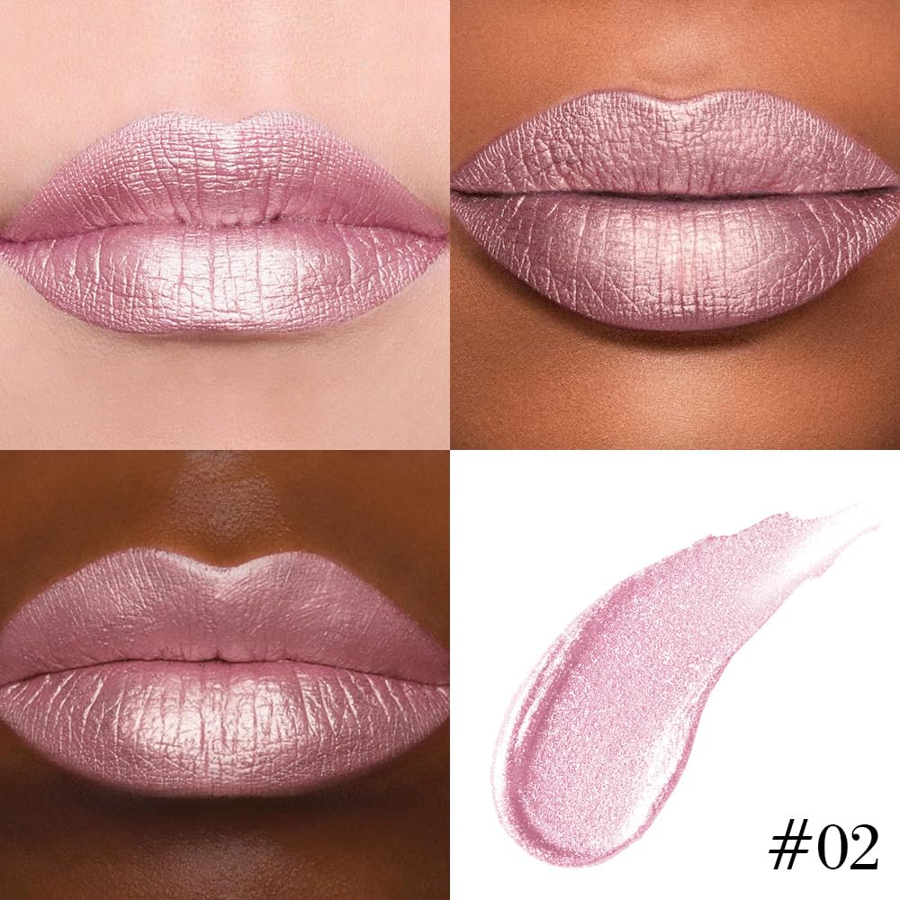 Kaely texture close-up revealing pearlescent metallic sheen for multidimensional shine benefit