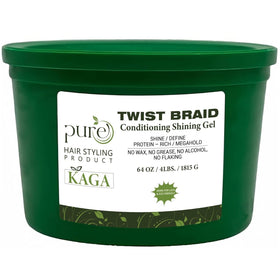 KAGA 64oz jar front view showing professional size and brand benefits