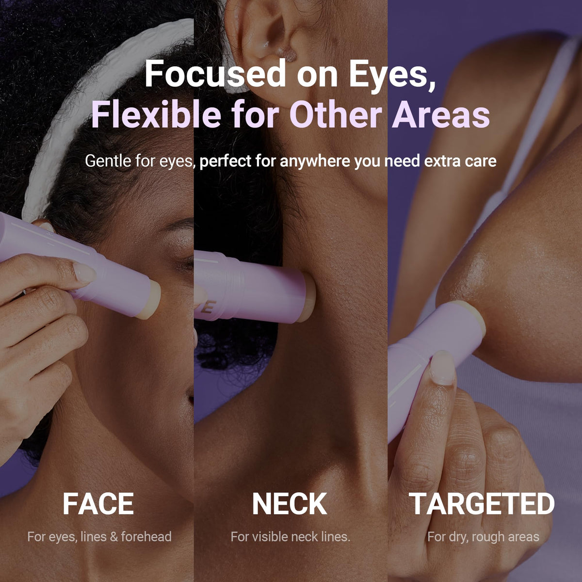 KAHI before and after subtle brightening showing improved eye radiance