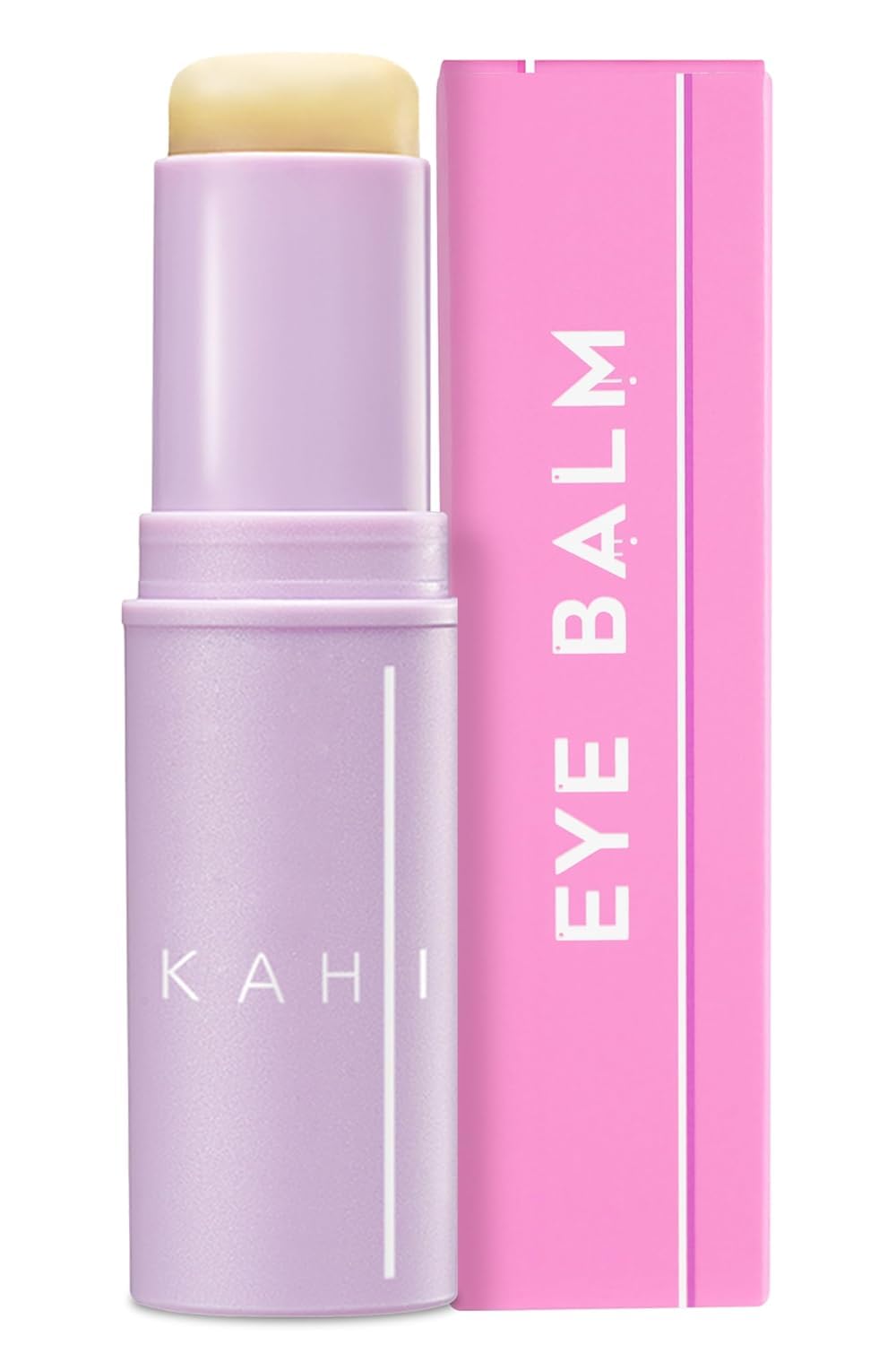 KAHI eye balm stick front packaging shows compact travel-friendly design