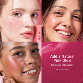 KAHI Kisstin Balm creamy texture close-up demonstrating blendability benefit
