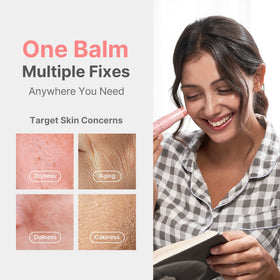 KAHI balm held in hand to show size and travel-friendly convenience benefit