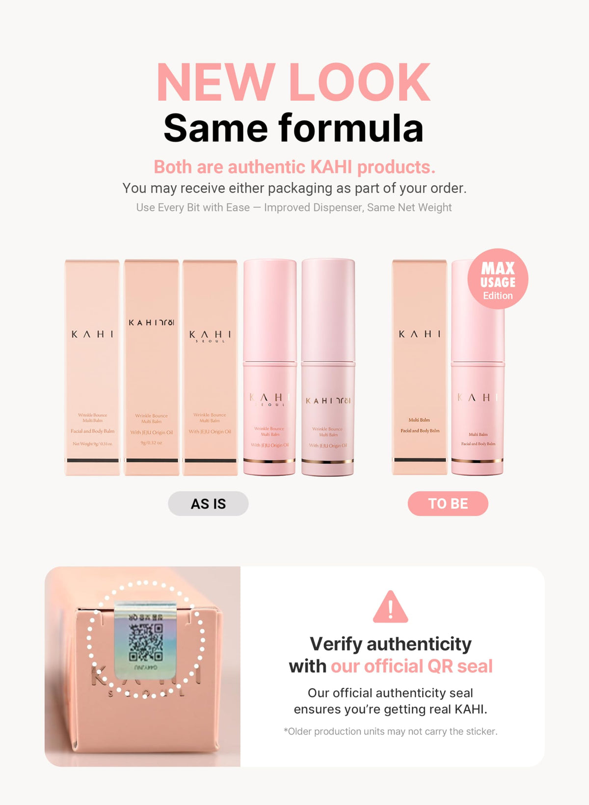 KAHI stick inside travel pouch showing on-the-go skincare convenience