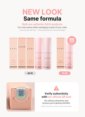 KAHI stick inside travel pouch showing on-the-go skincare convenience
