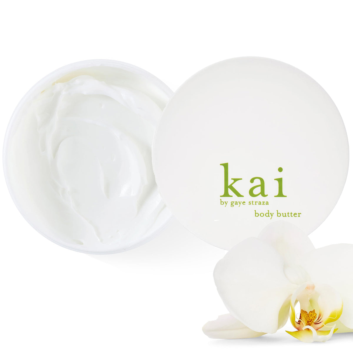 kai jar front view showing product and branding for clean moisturizing