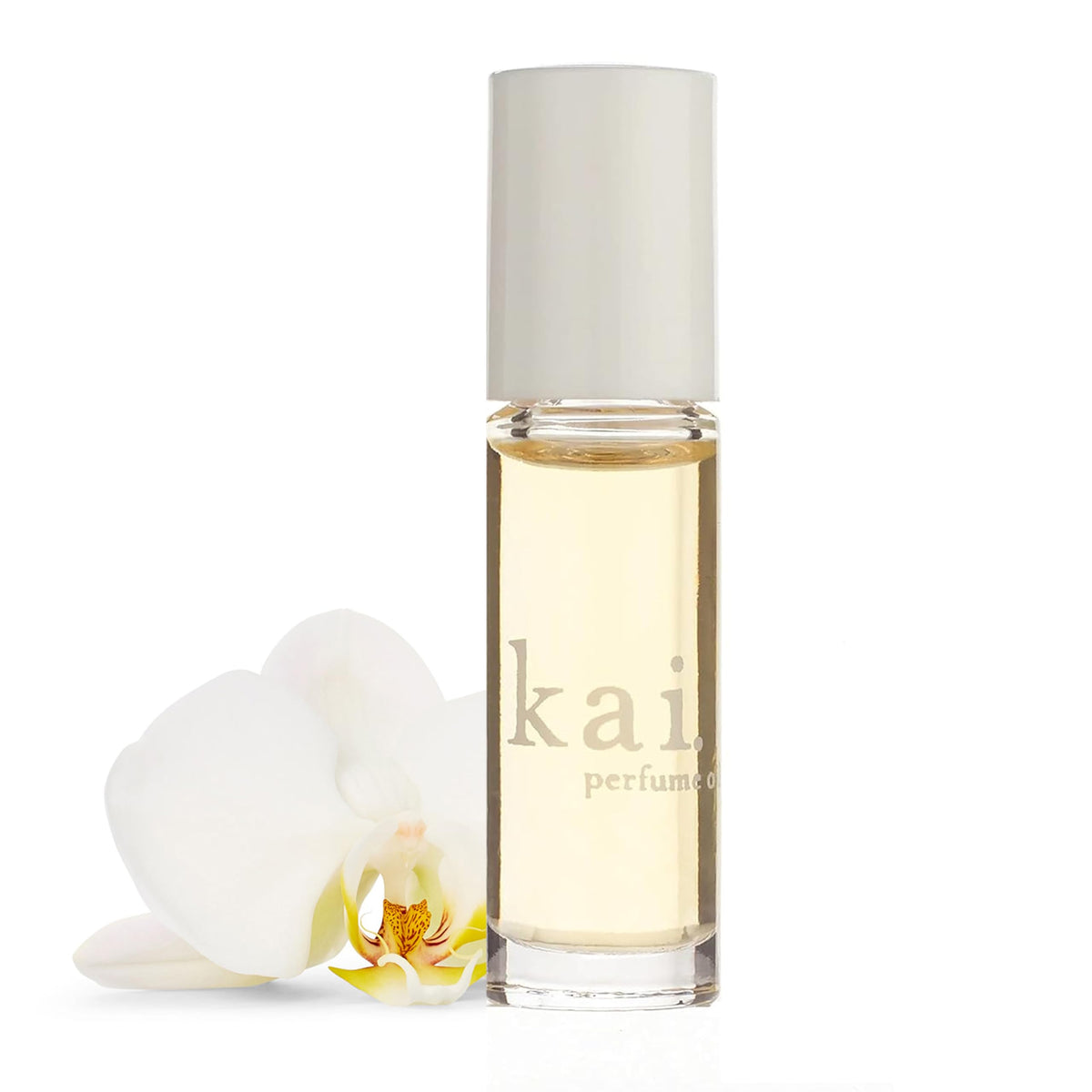 kai front bottle showing elegant roll-on packaging and easy portability