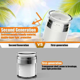 KaiNaDi dispensing thick cream texture demonstrating hygienic, controlled pump benefits