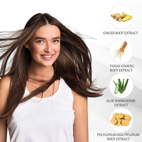KAISASA shampoo being applied in shower to cover grey hair evenly