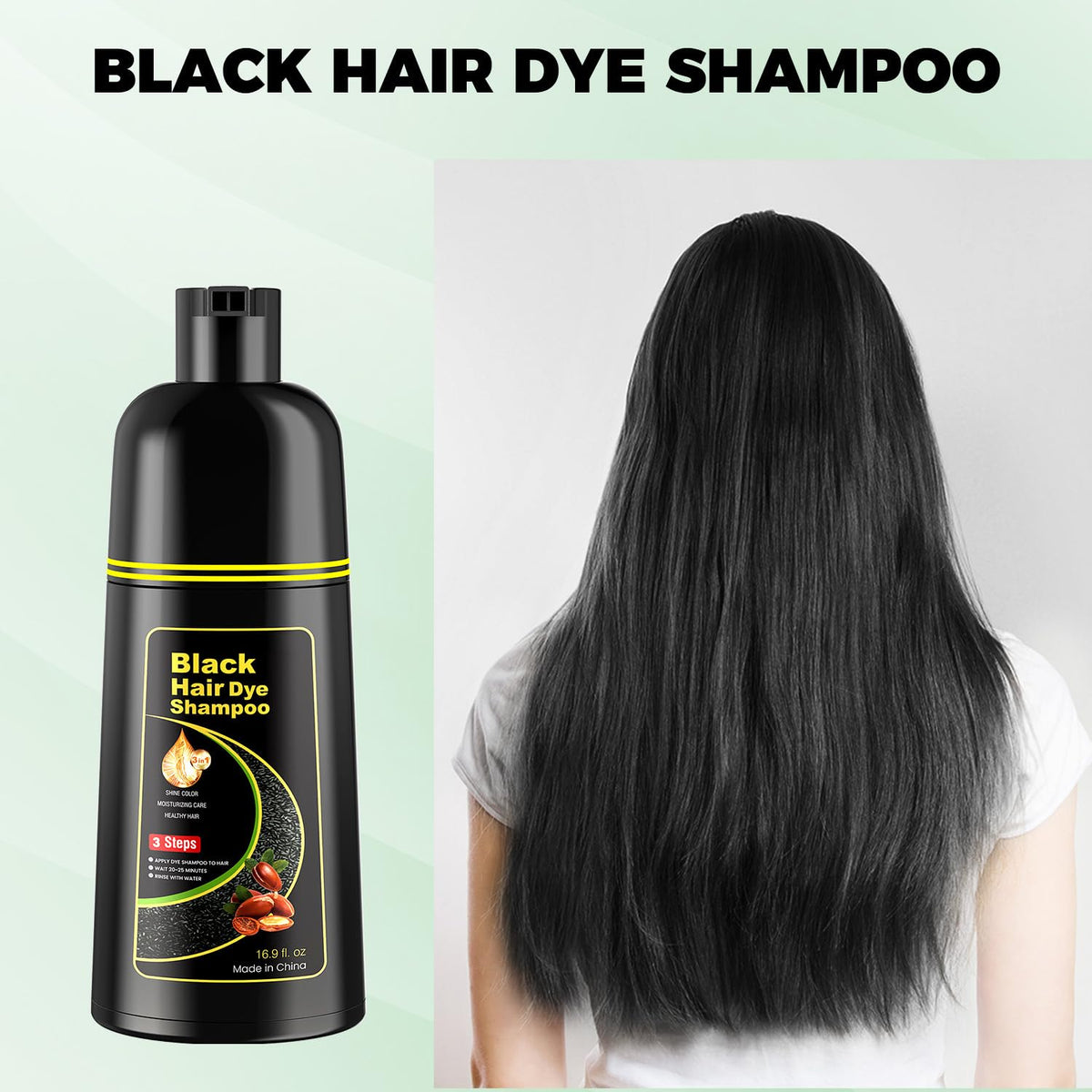 KAISASA pouring shampoo texture close-up for easy application