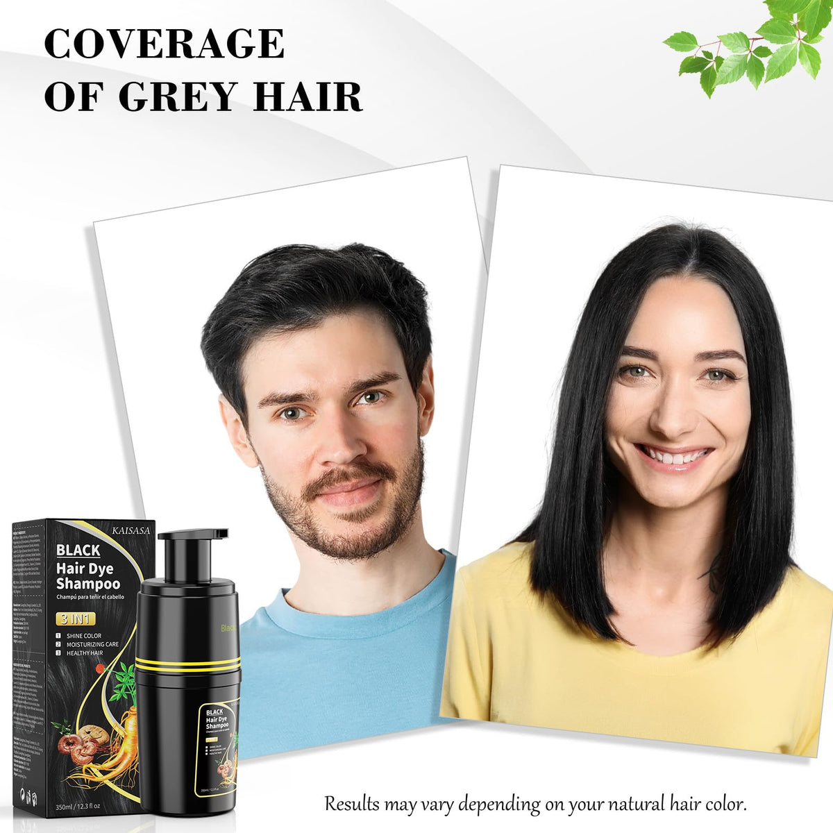 KAISASA shampoo texture close-up highlighting smooth creamy formula